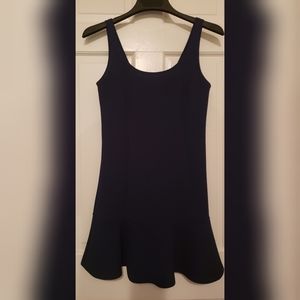 Rove & Roam Navy Ruffle Tank Dress M